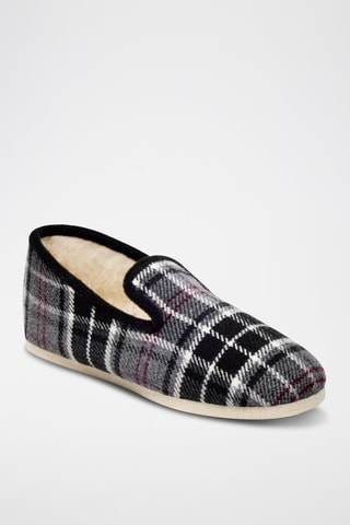 Zapatillas de casa de lana La Pépé - Negro