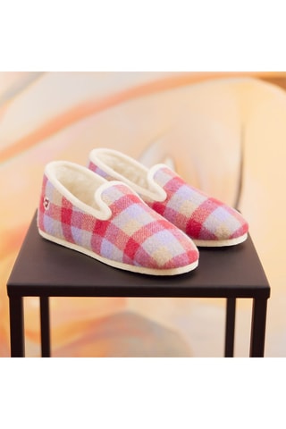 Zapatillas de casa La Berlingot - Violeta y rosa