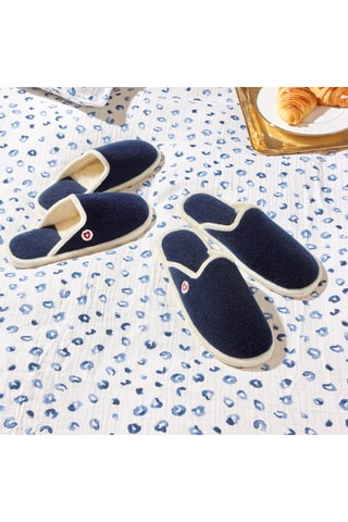 Zapatillas de casa de lana La Marine