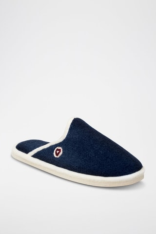 Zapatillas de casa de lana La Marine