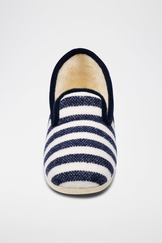 Zapatillas de casa de lana La Marinière bleue