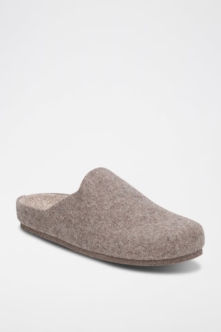 Zapatillas de casa de lana La Taupe - Topo