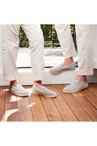 Zapatillas de casa La Côtelée grise