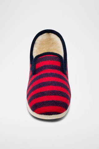 Zapatillas de casa de lana La Marinière rouge