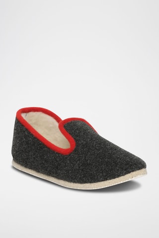 Zapatillas de casa de lana Bruyère