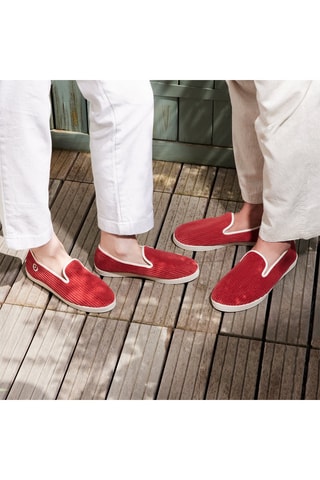 Zapatillas de casa La Côtelée rouge