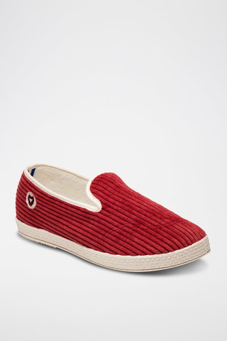 Zapatillas de casa La Côtelée rouge
