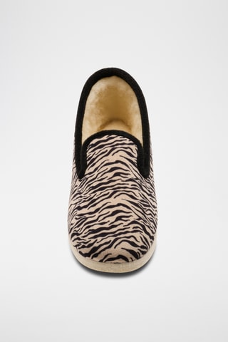 Zapatillas de casa de lana La Zébrée - Negro