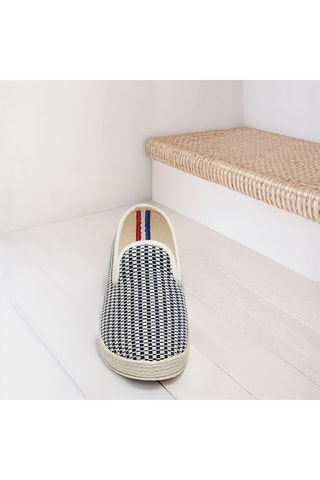 Zapatillas de casa La Damier - Azul marino