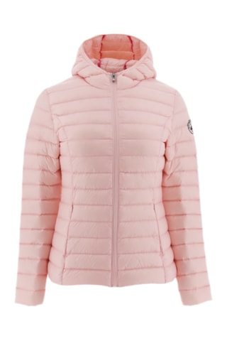 Doudoune légère à capuche Cloe - Rose doux