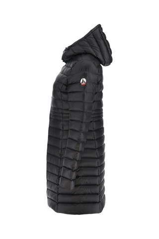 Doudoune longue à capuche Vero - Noir