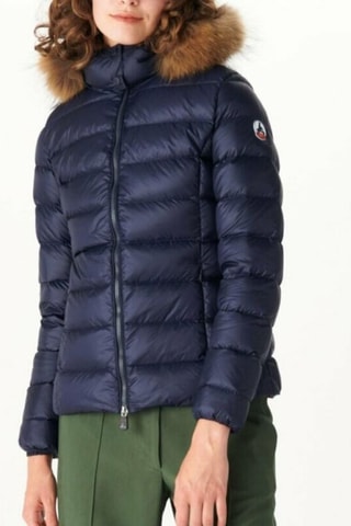 Doudoune à capuche Grand Froid Luxe - Bleu marine