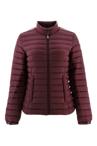 Anorak ligero estilo motero Nina 2.0 - Berenjena