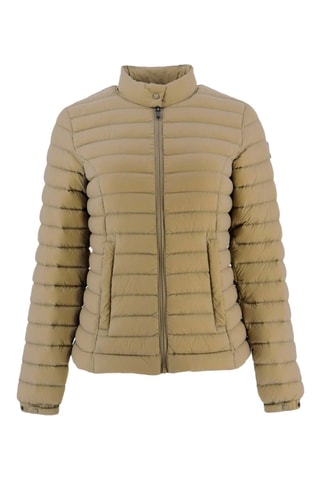 Doudoune légère coupe motard Nina 2.0 - Beige