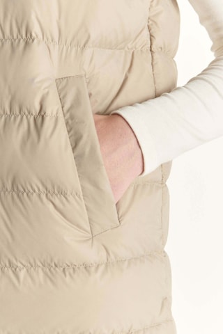 Doudoune longue droite à capuche Lola - Beige