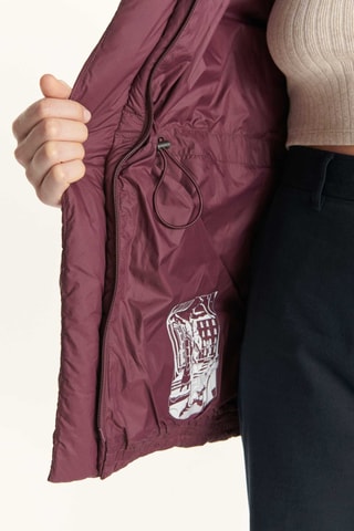 Doudoune à capuche Grand Froid Luxe 2.0 - Aubergine