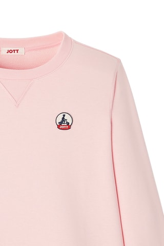 Sweat en coton biologique Elvas - Rose pêche