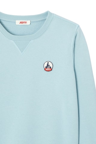 Sweat en coton biologique Elvas - Bleu iceberg