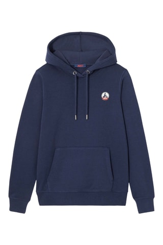 Sweat à capuche en coton biologique Livia - Bleu marine