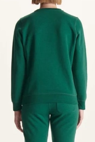 Sweat en coton biologique Elvas Elvas Logo - Vert foncé