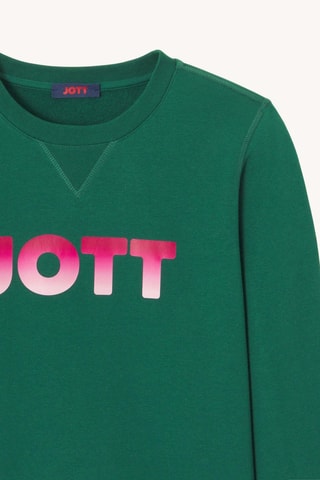 Sweat en coton biologique Elvas Elvas Logo - Vert foncé