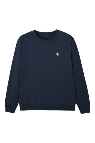Sweat en coton biologique Greewich Greenwich - Bleu marine