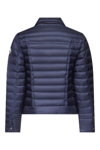 Doudoune courte esprit denim Elise - Bleu marine