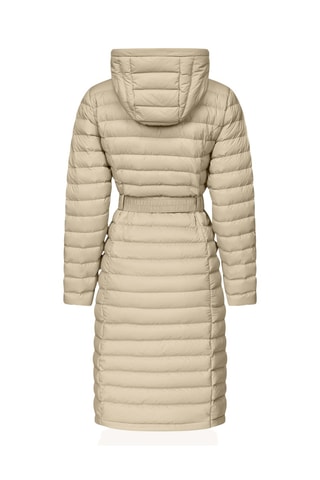 Doudoune longue à capuche Lisy - Beige