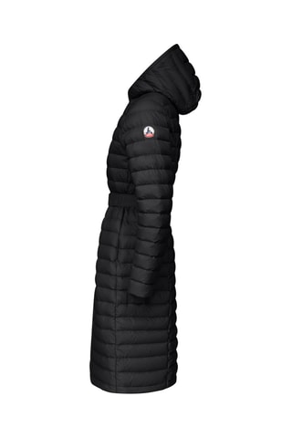 Doudoune longue à capuche Lisy - Noir