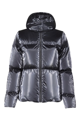 Doudoune Grand Froid nacrée Tanya Glossy - Noir