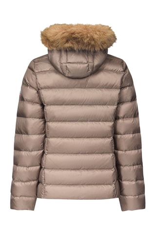 Doudoune à capuche Grand Froid Luxe - Taupe