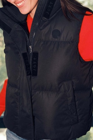 Doudoune courte sans manches esprit 'Puffer' Shanghai - Noir