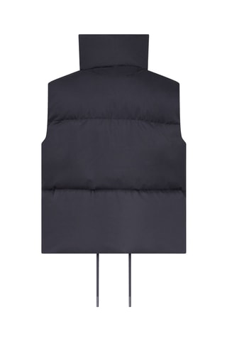 Doudoune courte sans manches esprit 'Puffer' Shanghai - Noir