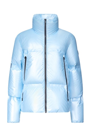 Doudoune métallique esprit 'Puffer' Flake - Bleu glacial