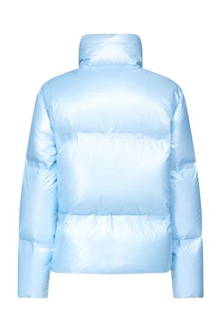 Doudoune métallique esprit 'Puffer' Flake - Bleu glacial