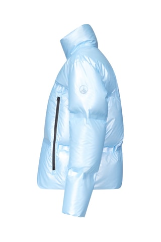 Doudoune métallique esprit 'Puffer' Flake - Bleu glacial