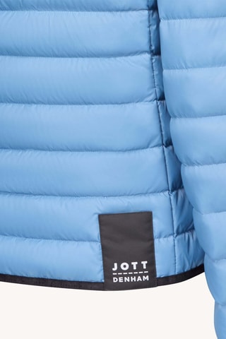 Doudoune légère avec détails en denim Jott x Denham Flight - Bleu délavé
