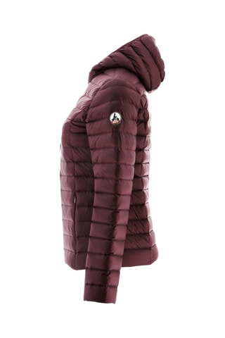 Doudoune légère à capuche Cloe - Aubergine