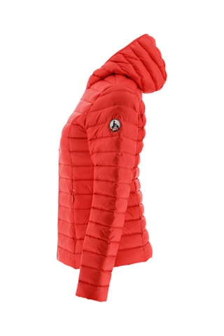Doudoune légère à capuche Cloe - Rouge feu