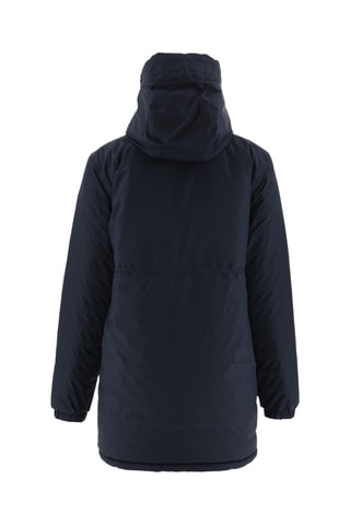 Doudoune longue réversible Roma - Bleu marine et blanc