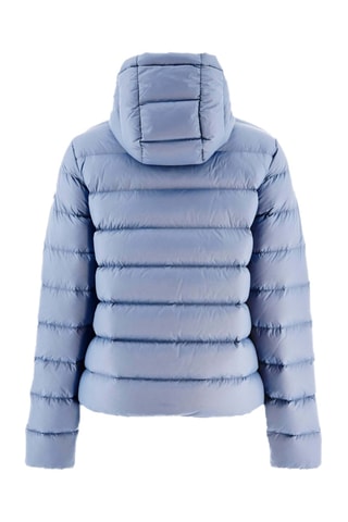 Doudoune droite à capuche Jane - Bleu délavé