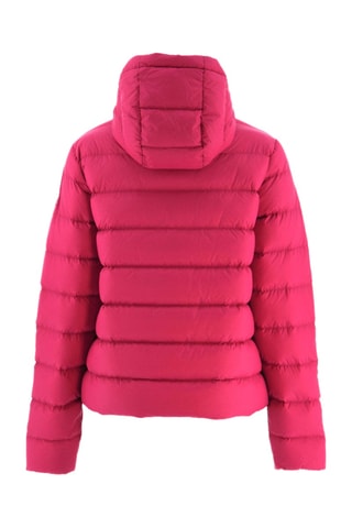 Doudoune droite à capuche Jane - Rose cerise