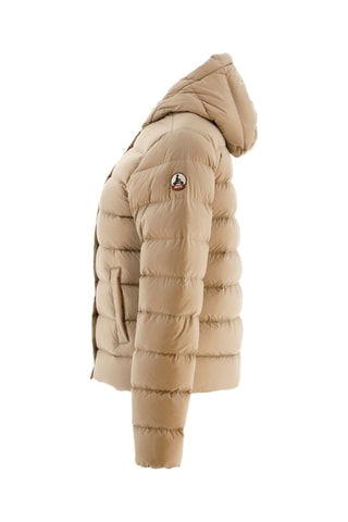 Doudoune droite à capuche Jane - Beige