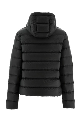 Doudoune droite à capuche Jane - Noir