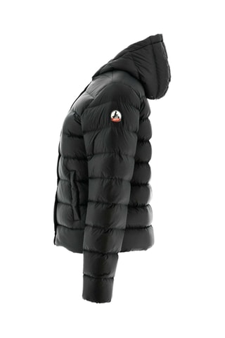Doudoune droite à capuche Jane - Noir