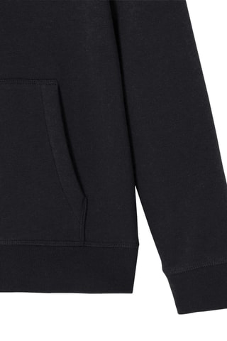 Sweat à capuche en coton biologique Livia - Noir