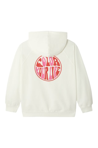 Sweat à capuche Monteria Funday - Blanc