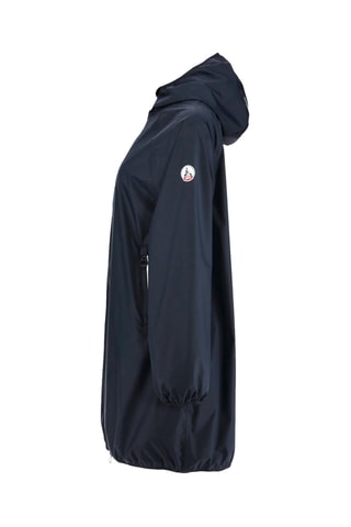 Veste longue à capuche Copenhagen - Bleu marine