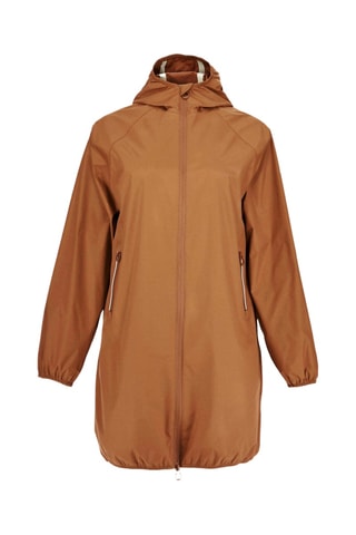 Veste longue à capuche Copenhagen - Caramel