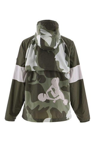 Coupe-vent à capuche Scirocco - Camouflage Rose sauvage